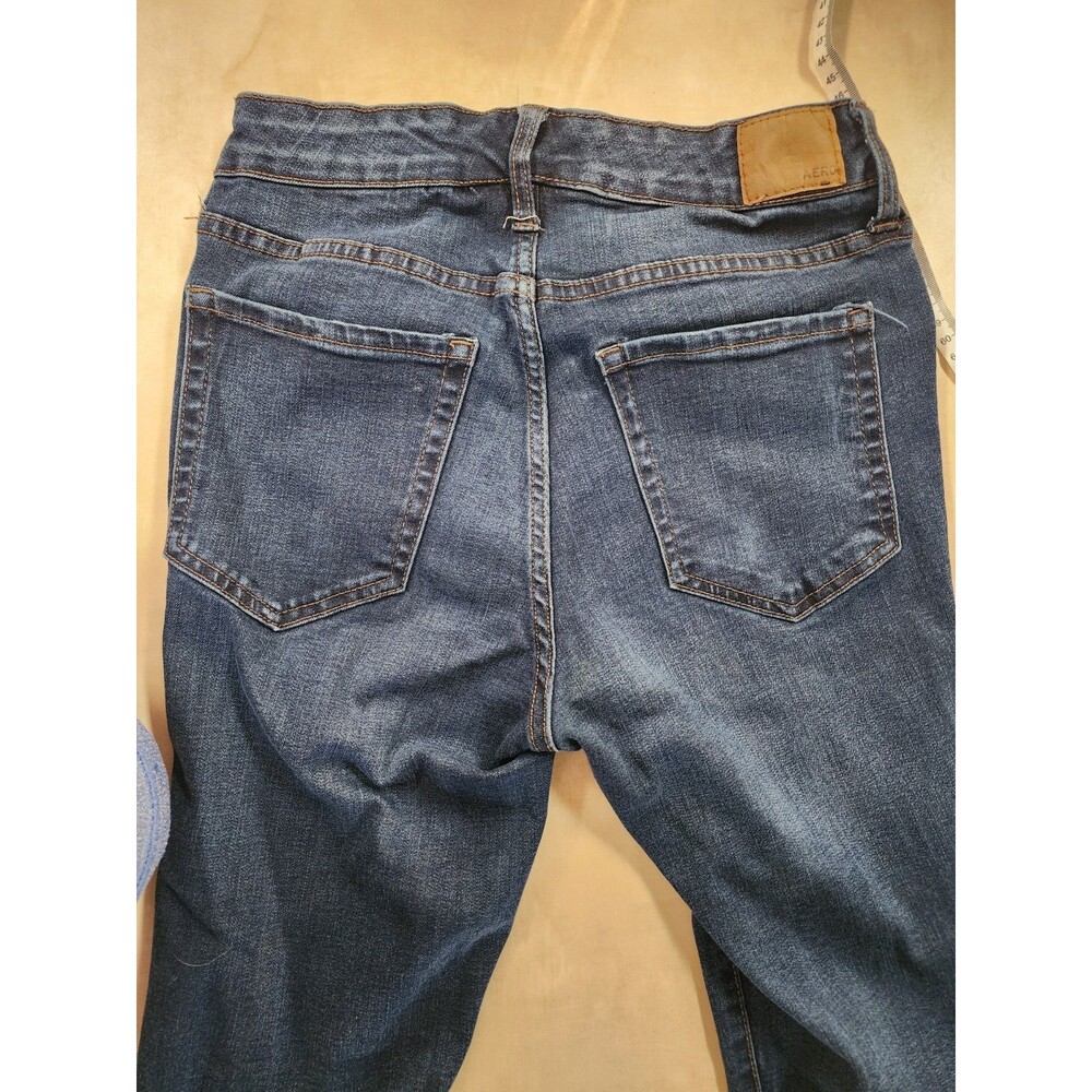 Aéropostale High-Rise Jegging Blue Denim Stretch Women Size 8 Regular - Picture 12 of 12